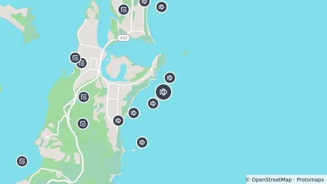 Map of Smart Drumline Location — Hams and nearby items