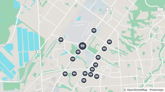 Map of Mowing — Elder Smith Road, Mawson Lakes and nearby items