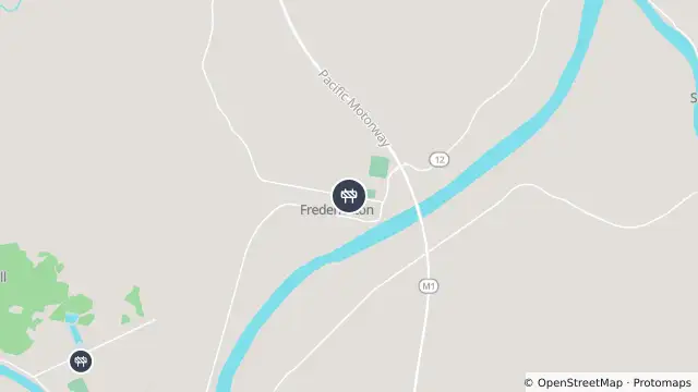 Map of Scheduled Roadwork — Great North Road, Frederickton and nearby items
