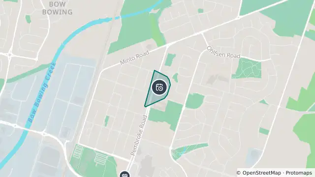 Map of Planned Power Outage — Minto and nearby items