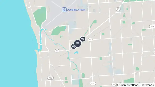 Map of Traffic Management — Anzac Highway, Camden Park and nearby items