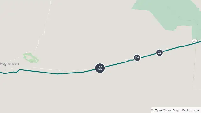 Map of Flooding — Flinders Highway — Hughenden / Pentland and nearby items