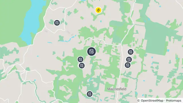 Map of Planned Power Outage — Monbulk and nearby items