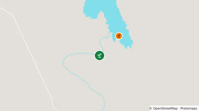 Map of Algal Status Green — Split Rock Downstream (Manilla River) and nearby items