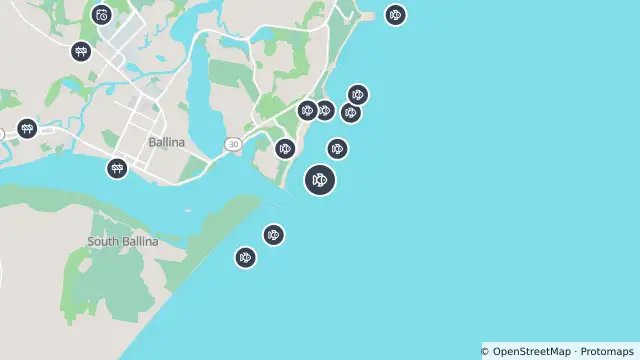 Map of Smart Drumline Location — Lighthouse and nearby items