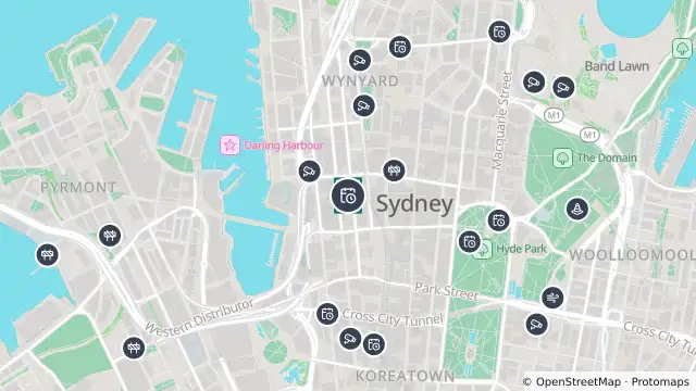 Map of Planned Power Outage — Sydney and nearby items