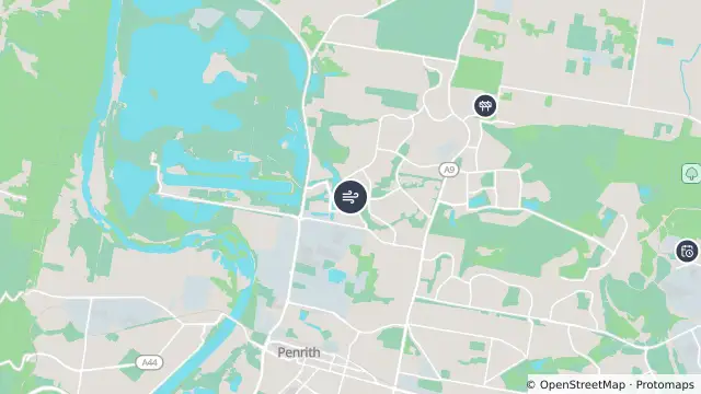 Map of Air Quality — Penrith and nearby items