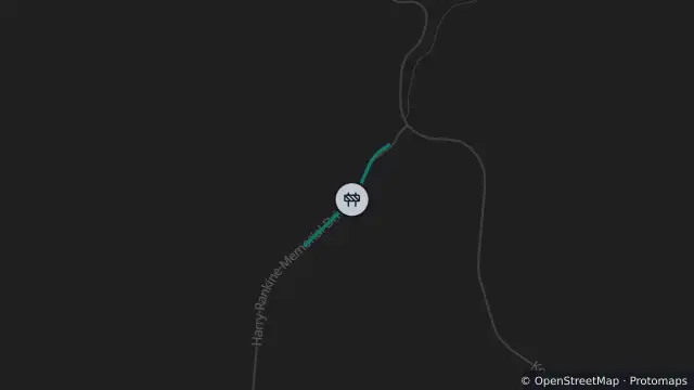 Map of Roadworks — Tumoulin Road — Evelyn and nearby items