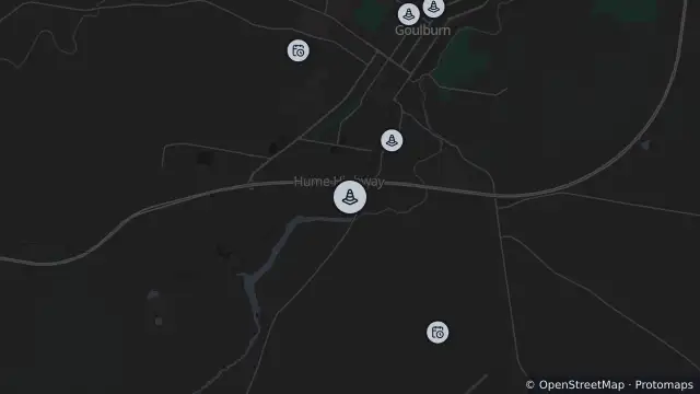 Map of Hazard — Sloane Street, Goulburn and nearby items