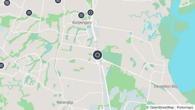 Map of Burpengary - Burpengary Service Road/ Old Gympie Road At Little Burpengary Creek and nearby items