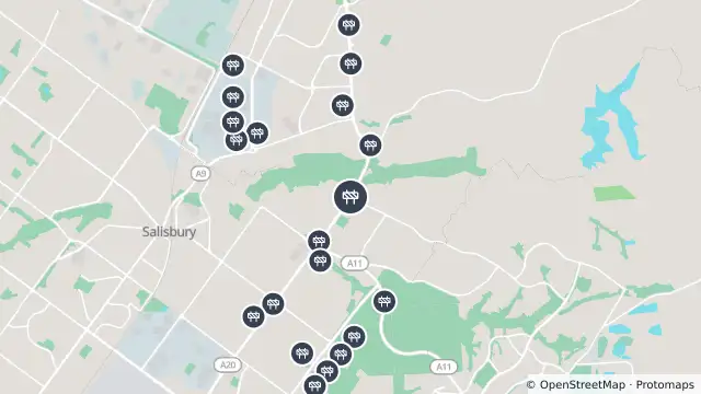 Map of Mowing — Main North Road, Salisbury Park and nearby items