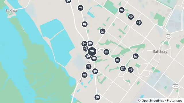 Map of Mowing — Bolivar Road, Paralowie and nearby items