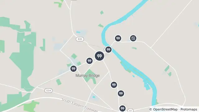 Map of Spray Sealing/ Asphalt Works — Adelaide Road, Murray Bridge and nearby items