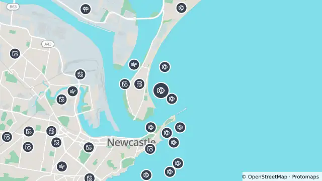 Map of Smart Drumline Location — Stockton and nearby items