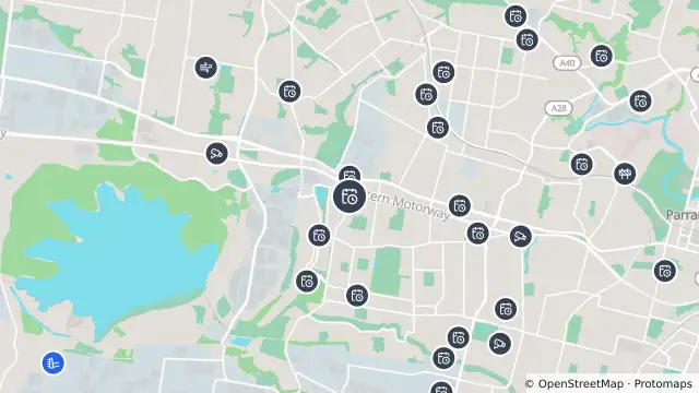 Map of Planned Power Outage — Greystanes and nearby items