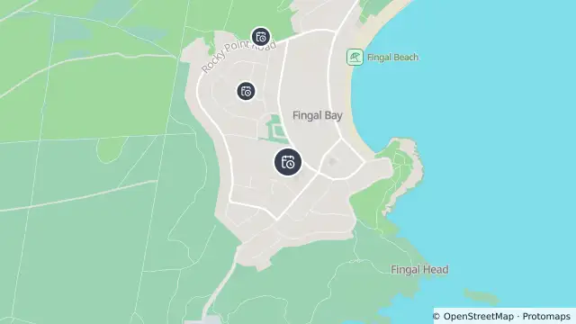 Map of Planned Power Outage — Fingal Bay and nearby items
