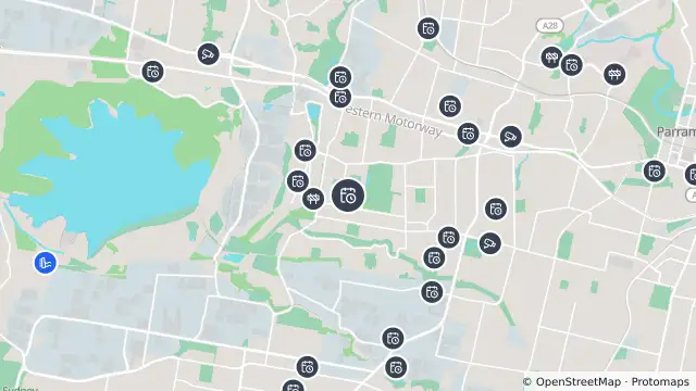 Map of Planned Power Outage — Greystanes and nearby items