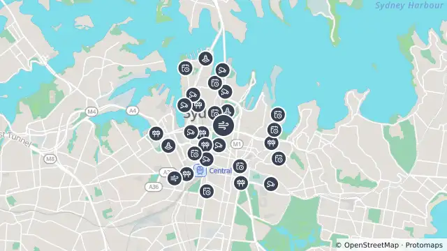 Map of Air Quality — Cook And Phillip and nearby items