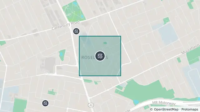 Map of Planned Power Outage — Roselands and nearby items