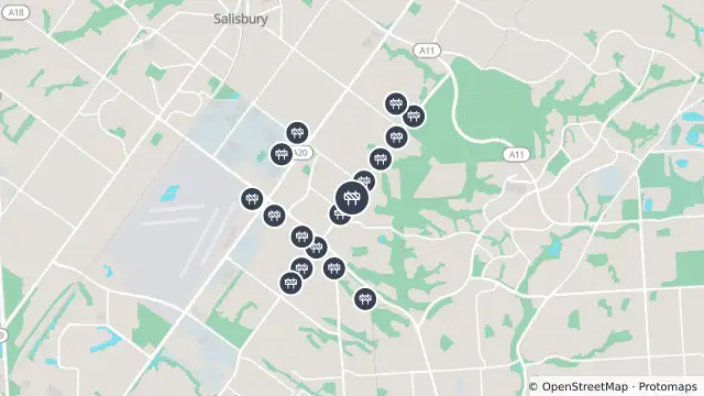 Map of Mowing — Bridge Road, Salisbury East and nearby items