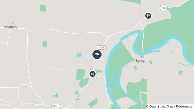 Map of Bitumen — Old Sturt Highway, Monash and nearby items