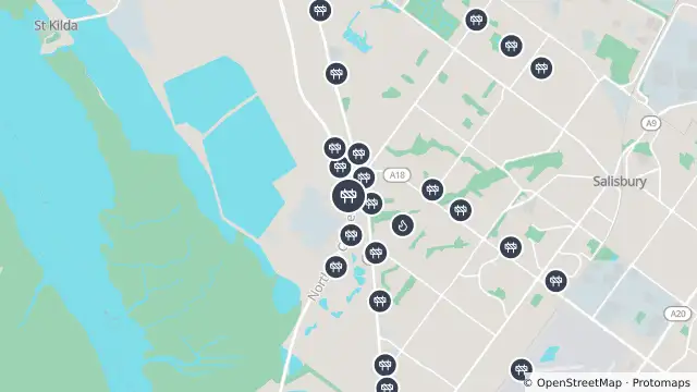 Map of Weed Spraying — North South Motorway, Paralowie and nearby items
