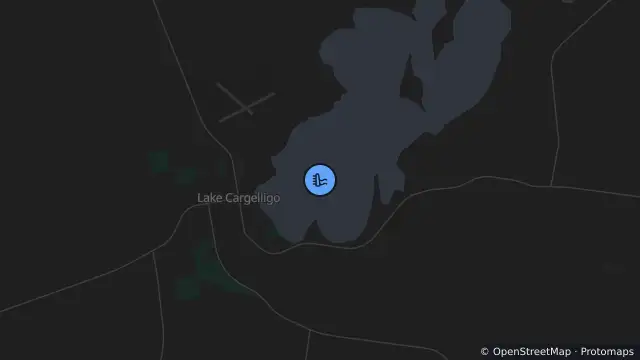 Map of Lake Cargelligo and nearby items