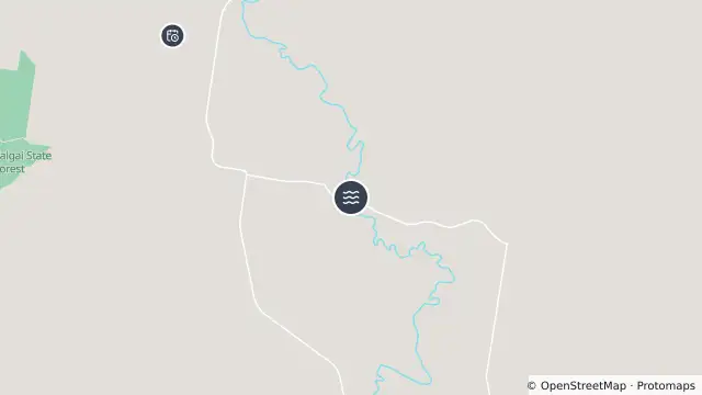 Map of Flooding — Kelly Road — Bony Mountain and nearby items