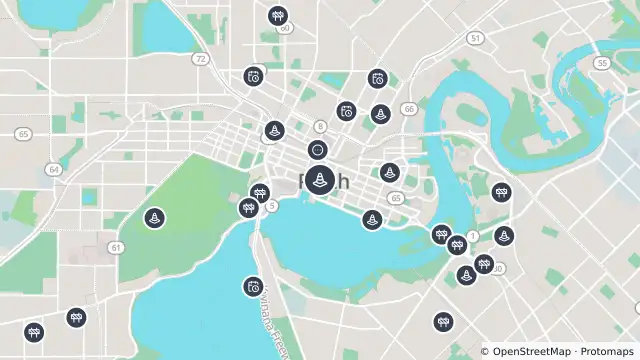 Map of Remembrance Day Buglers In The City and nearby items