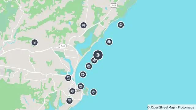 Map of Smart Drumline Location — Wamberal and nearby items
