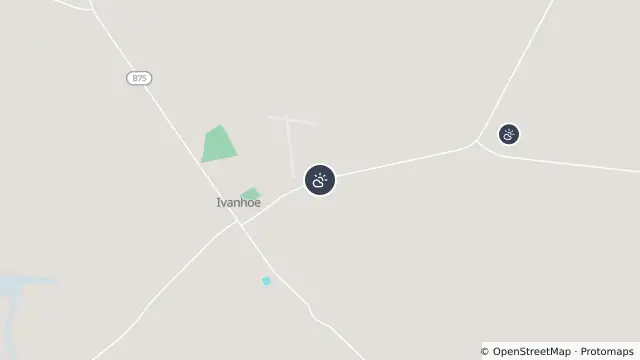 Map of Adverse Weather — Cobar-Ivanhoe Road, Ivanhoe and nearby items