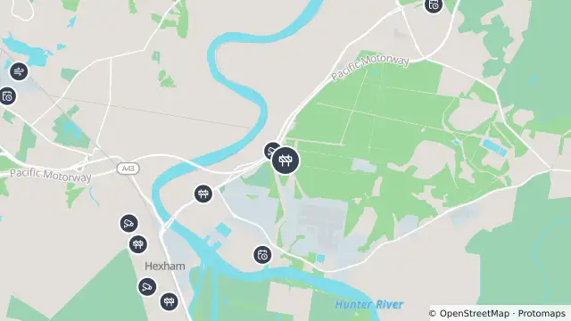 Map of Scheduled Roadwork — Old Punt Road, Tomago and nearby items