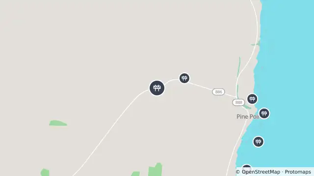 Map of Road Reconstruction — Curramulka Road, Pine Point and nearby items