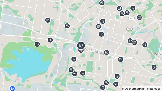 Map of Planned Power Outage — Greystanes and nearby items