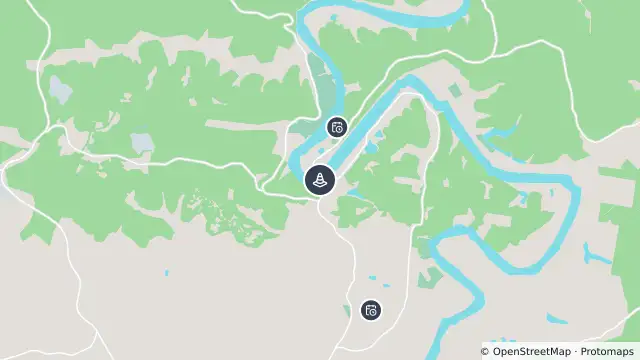 Map of Scheduled Ferry Maintenance — Sackville Ferry, Sackville and nearby items