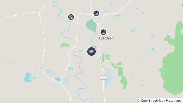 Map of Air Quality — Aberdeen and nearby items