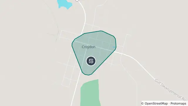 Map of Planned Power Outage — Croydon and nearby items