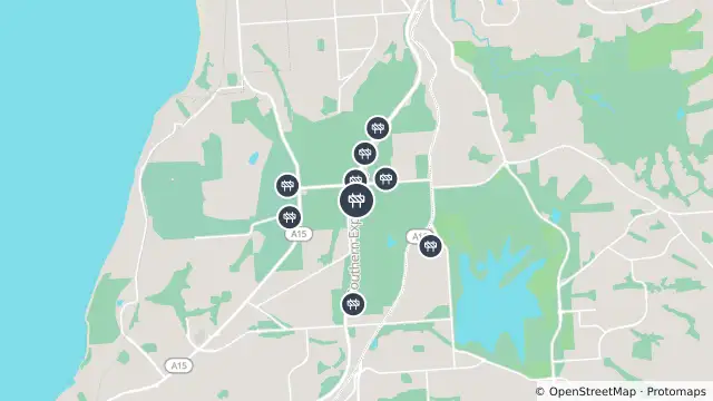 Map of Weed Spraying — Southern Expressway Right Carriageway, O'halloran Hill and nearby items