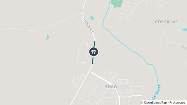 Map of Roadworks — Shaw Road — Shaw and nearby items