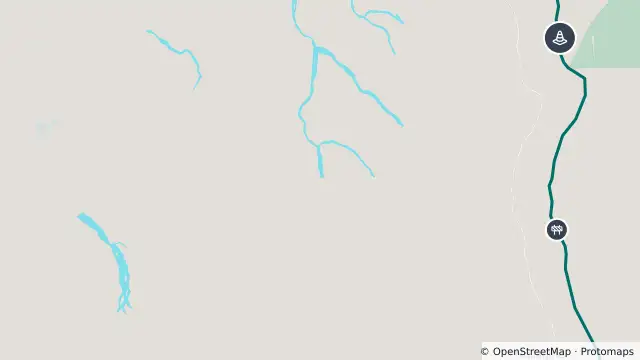Map of Marble Bar Rd From North Pole Rd To Roy Hill, Shire Of East Pilbara - Cattle and nearby items
