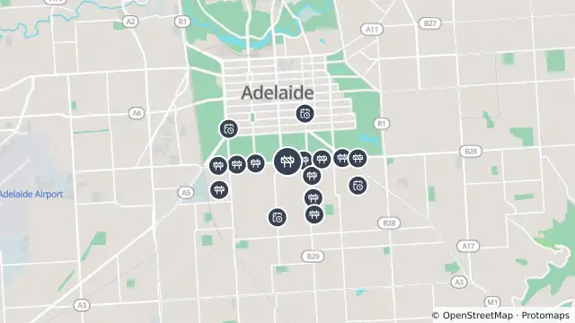 Map of Mowing — Greenhill Road, Adelaide and nearby items