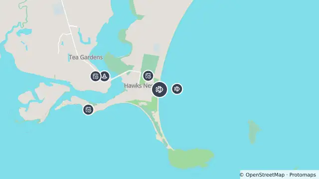 Map of Drone Surveillance Location — Jimmys Beach and nearby items