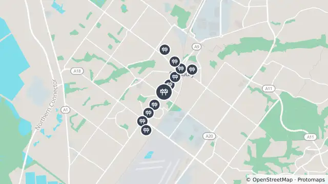 Map of Tree Pruning — Salisbury Highway, Salisbury and nearby items