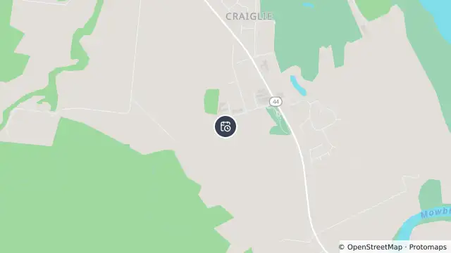 Map of Planned Power Outage — Craiglie and nearby items