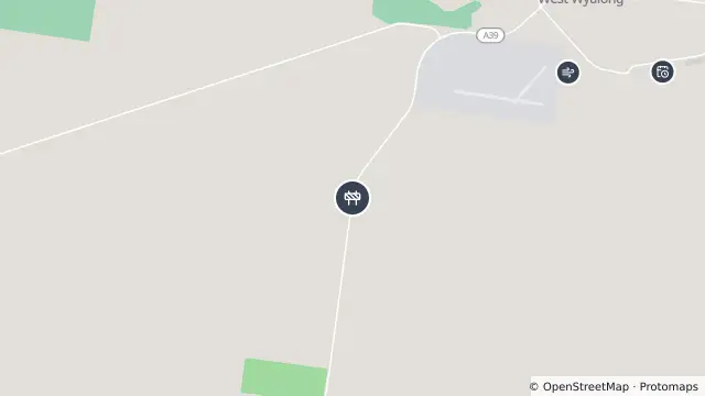 Map of Scheduled Roadwork Maintenance — Newell Highway, South Of West Wyalong and nearby items