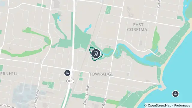 Map of Planned Power Outage — Towradgi and nearby items