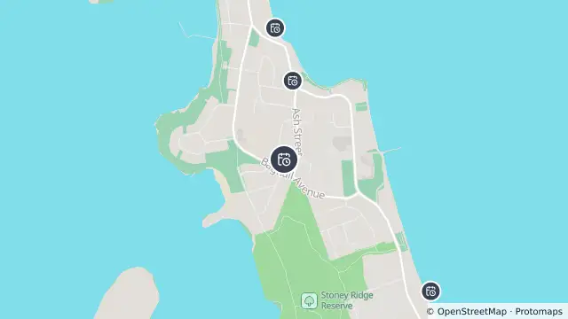 Map of Planned Power Outage — Soldiers Point and nearby items