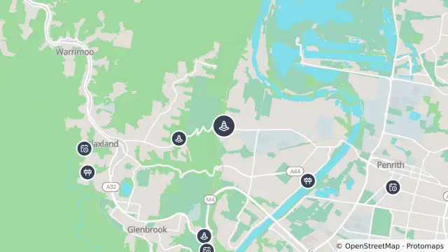 Map of Changed Traffic Conditions — Old Bathurst Road, Emu Heights and nearby items