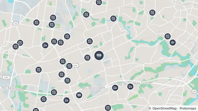 Map of Scheduled Roadwork — Canterbury Road, Belmore and nearby items
