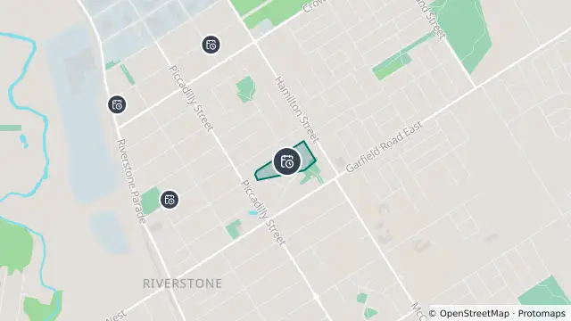 Map of Planned Power Outage — Riverstone and nearby items